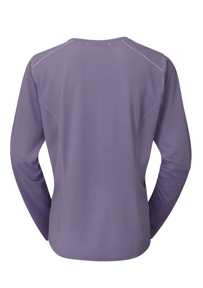 Rab Womens Force Long Sleeve T-Shirt Purple Sage-1