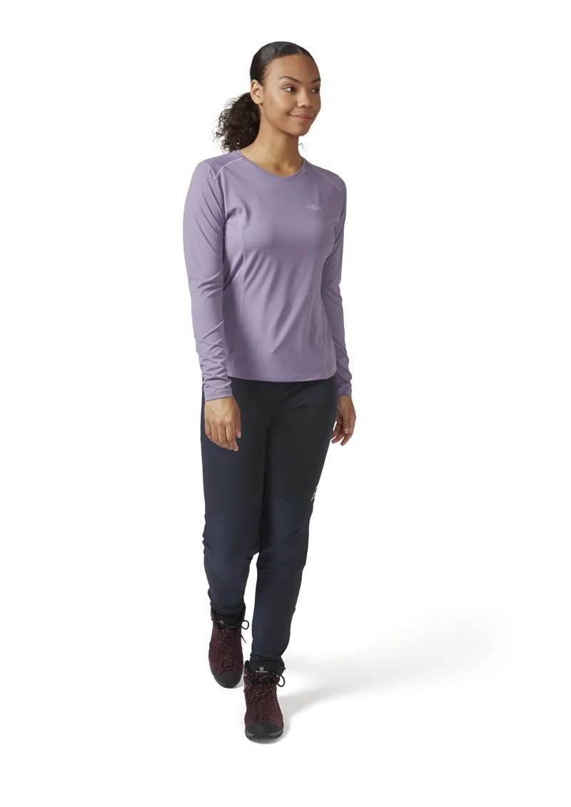 Rab Womens Force Long Sleeve T-Shirt Purple Sage-4