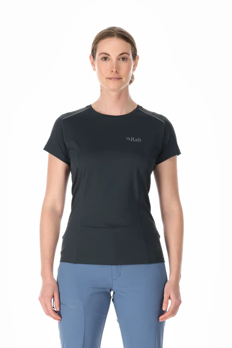 Rab Womens Force SS Tee Beluga-2