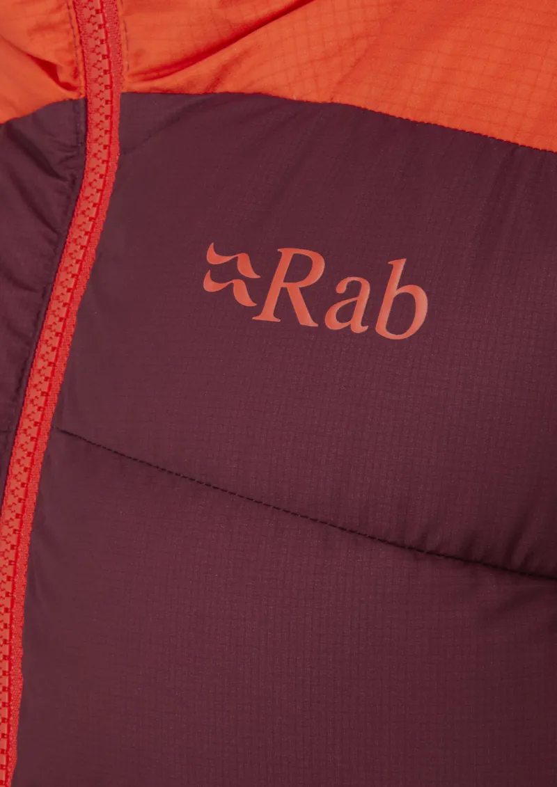 Rab Womens Infinity Alpine Jacket Red Grapefruit-5
