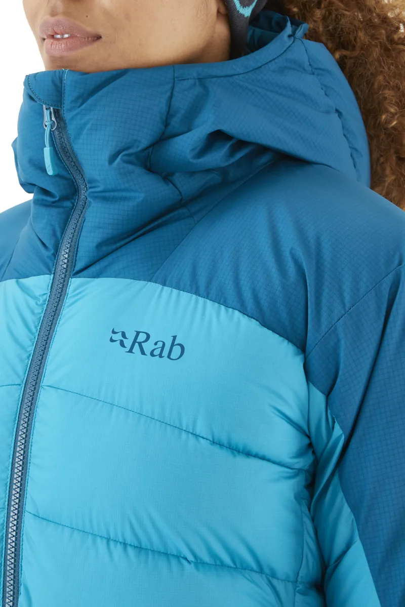 Rab Womens Infinity Alpine Jacket Ultramarine/Aquamarine-4