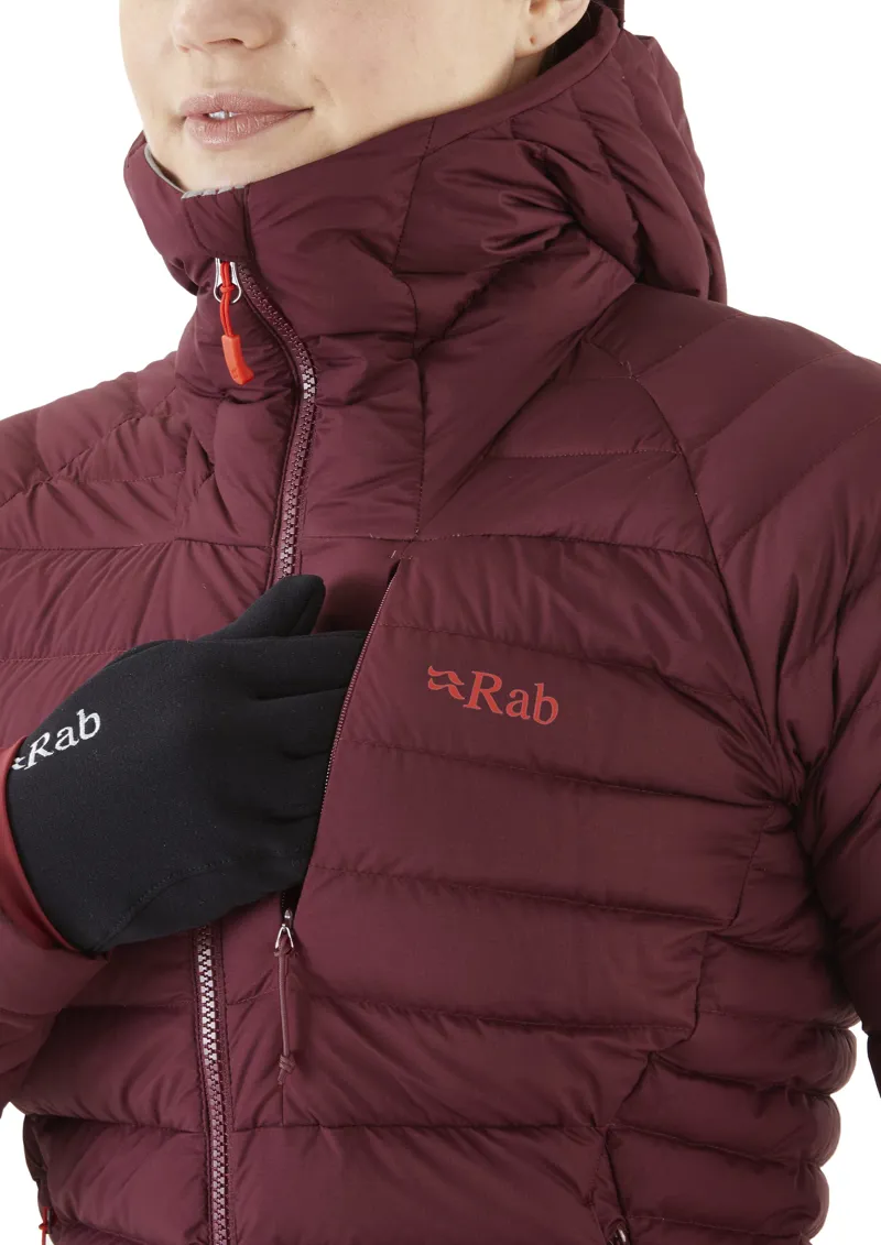 Rab Womens Infinity Microlight Jacket Deep Heather-5