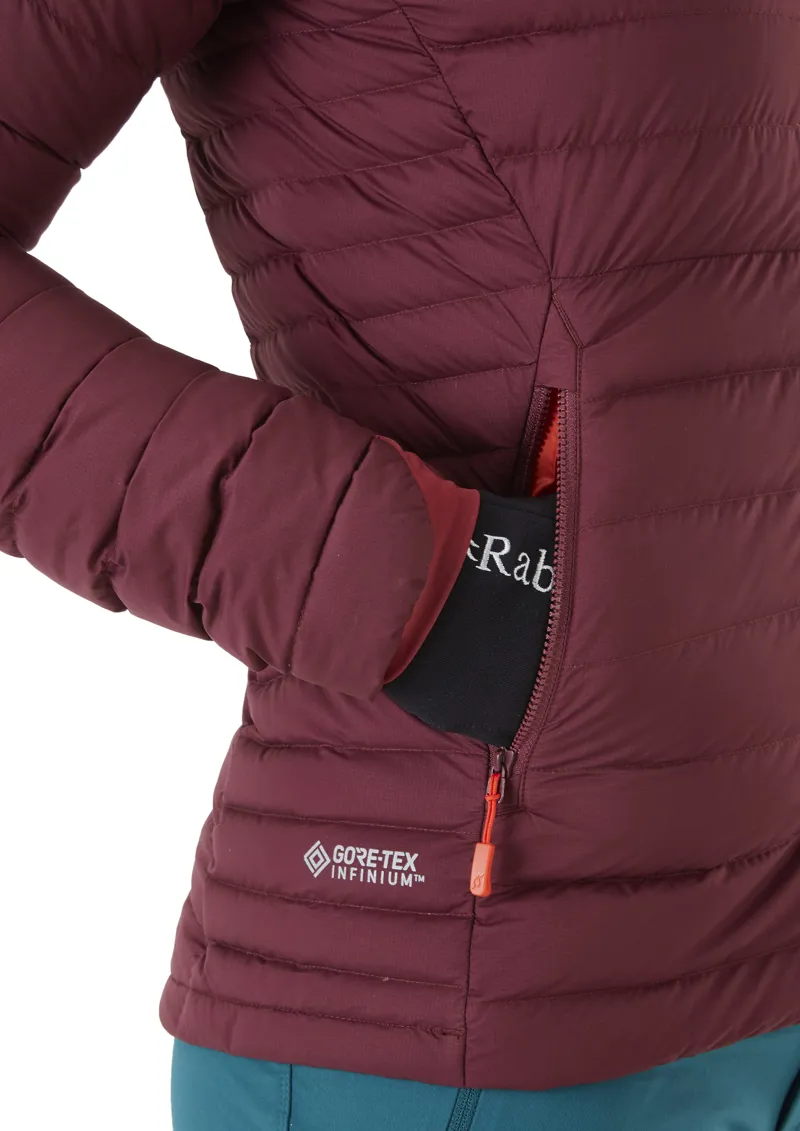 Rab Womens Infinity Microlight Jacket Deep Heather-6