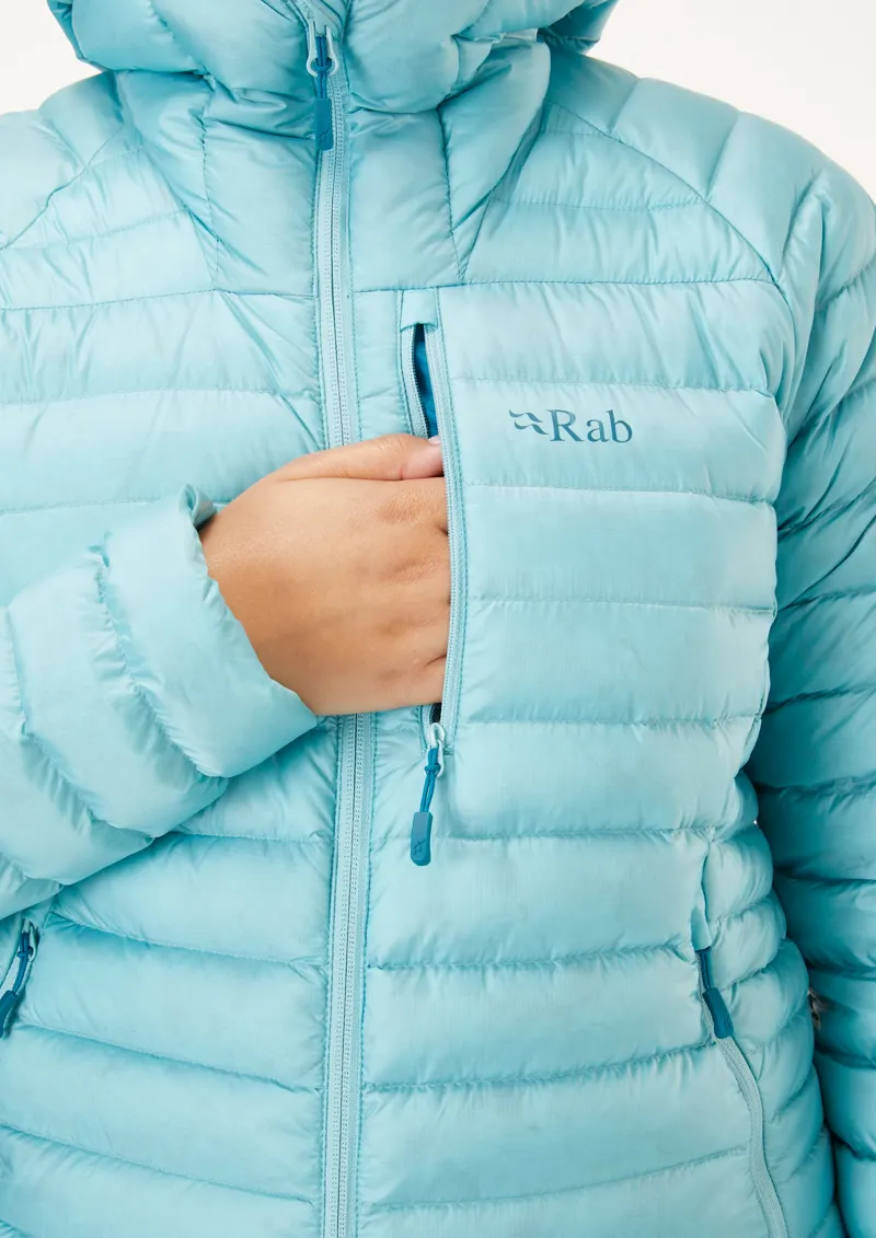 Rab Womens Microlight Alpine Jacket Melt Water-6