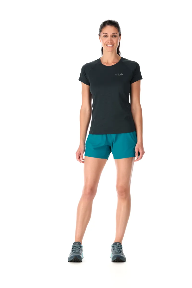 Rab Womens Momentum Shorts Marina Blue-3