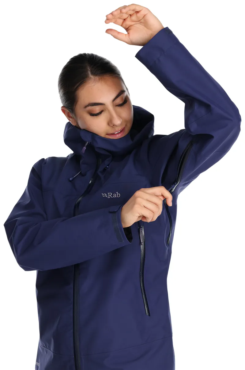 Rab Womens Namche GTX Jacket Patriot Blue-7