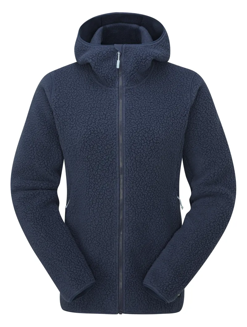 Rab Womens Shearling Hoody Deep Ink