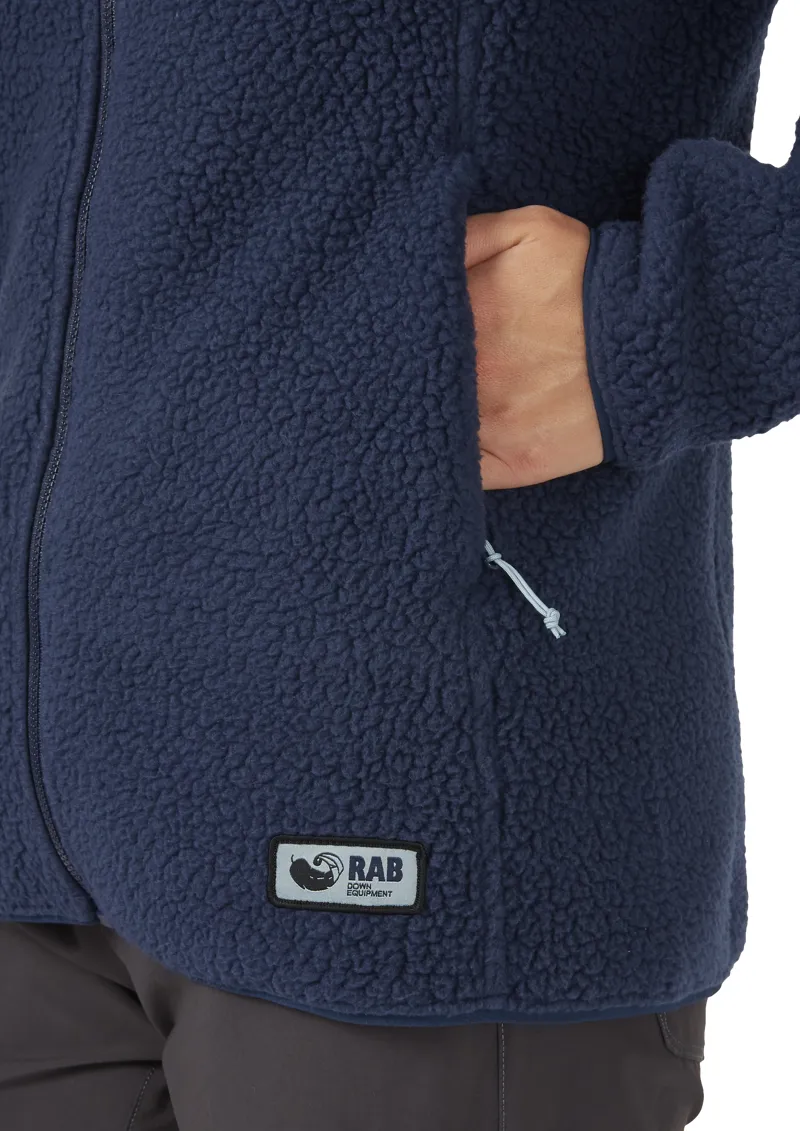 Rab Womens Shearling Hoody Deep Ink-7