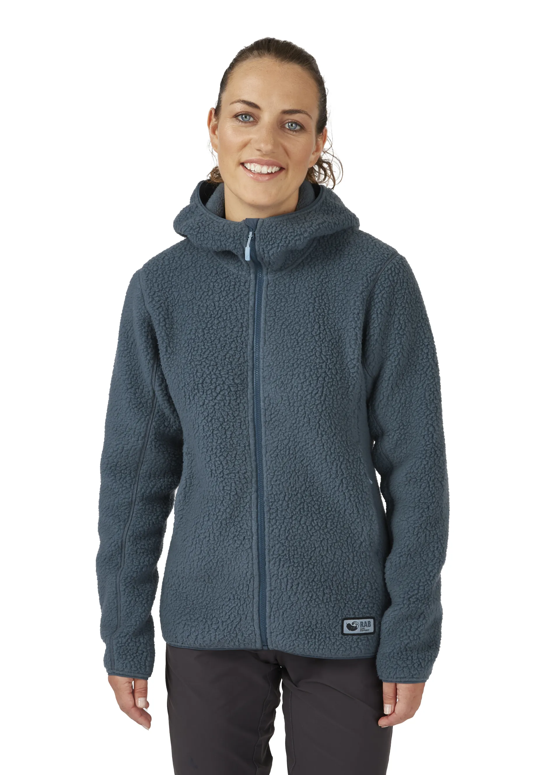 Rab Womens Shearling Hoody Orion Blue
