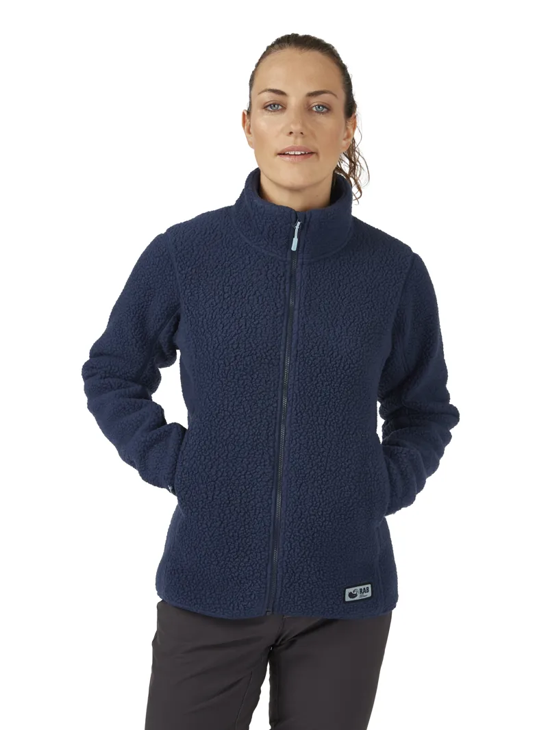 Rab Womens Shearling Jacket Deep Ink-2