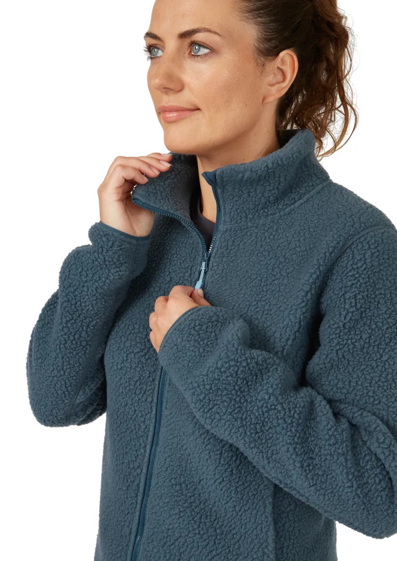 Rab Womens Shearling Jacket Orion Blue-5