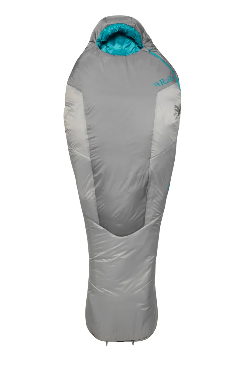 Rab Womens Solar Ultra 2 Sleeping Bag Granite - Regular - Left Zip-1