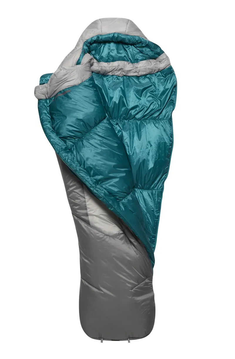 Rab Womens Solar Ultra 3 Sleeping Bag Dark Pewter - Regular - Left Zip-7