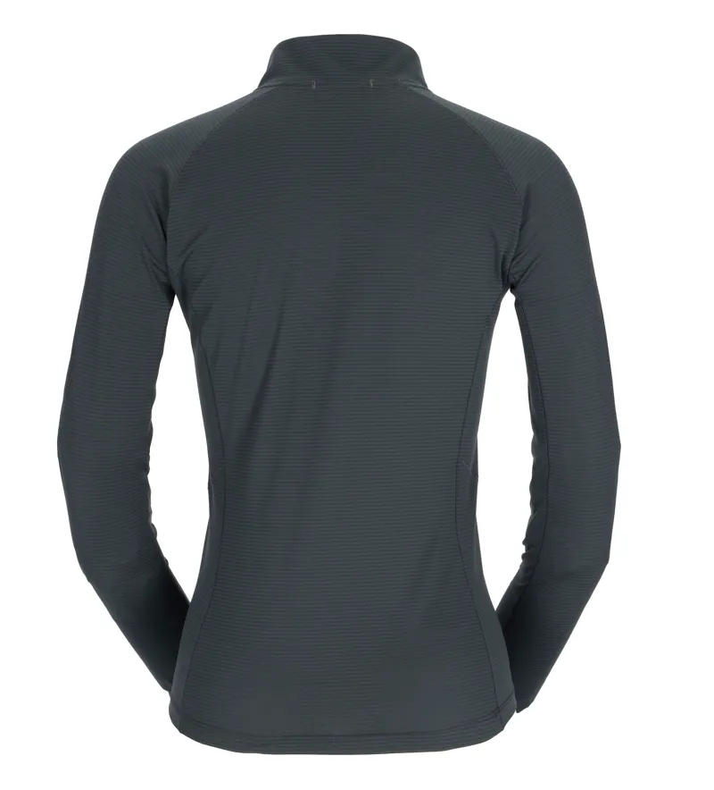 Rab Womens Sonic LS Zip Beluga-1