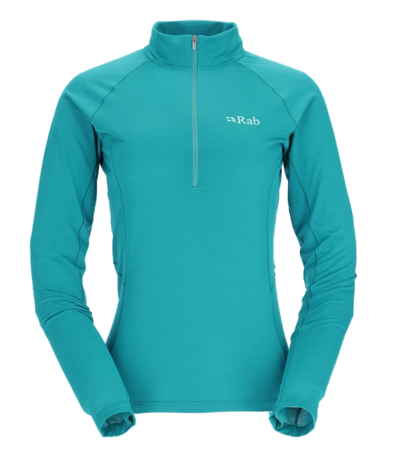 Rab Womens Sonic LS Zip Ultramarine