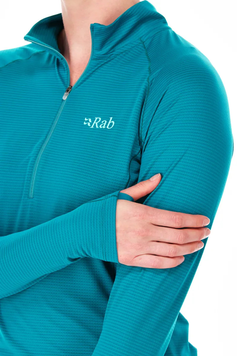 Rab Womens Sonic LS Zip Ultramarine-5