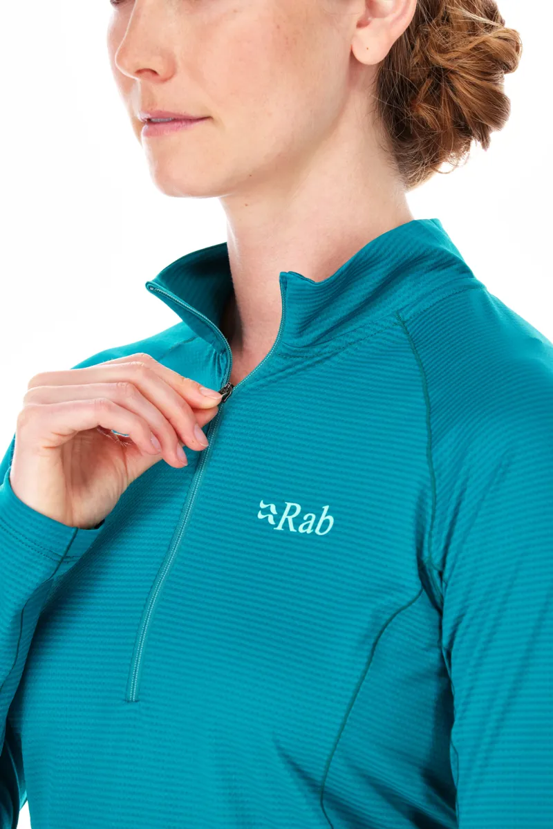 Rab Womens Sonic LS Zip Ultramarine-4