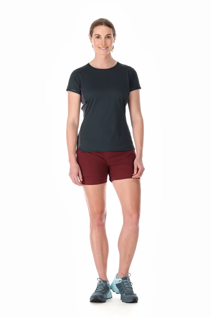 Rab Womens Sonic Ultra SS Tee Beluga/Graphene-5