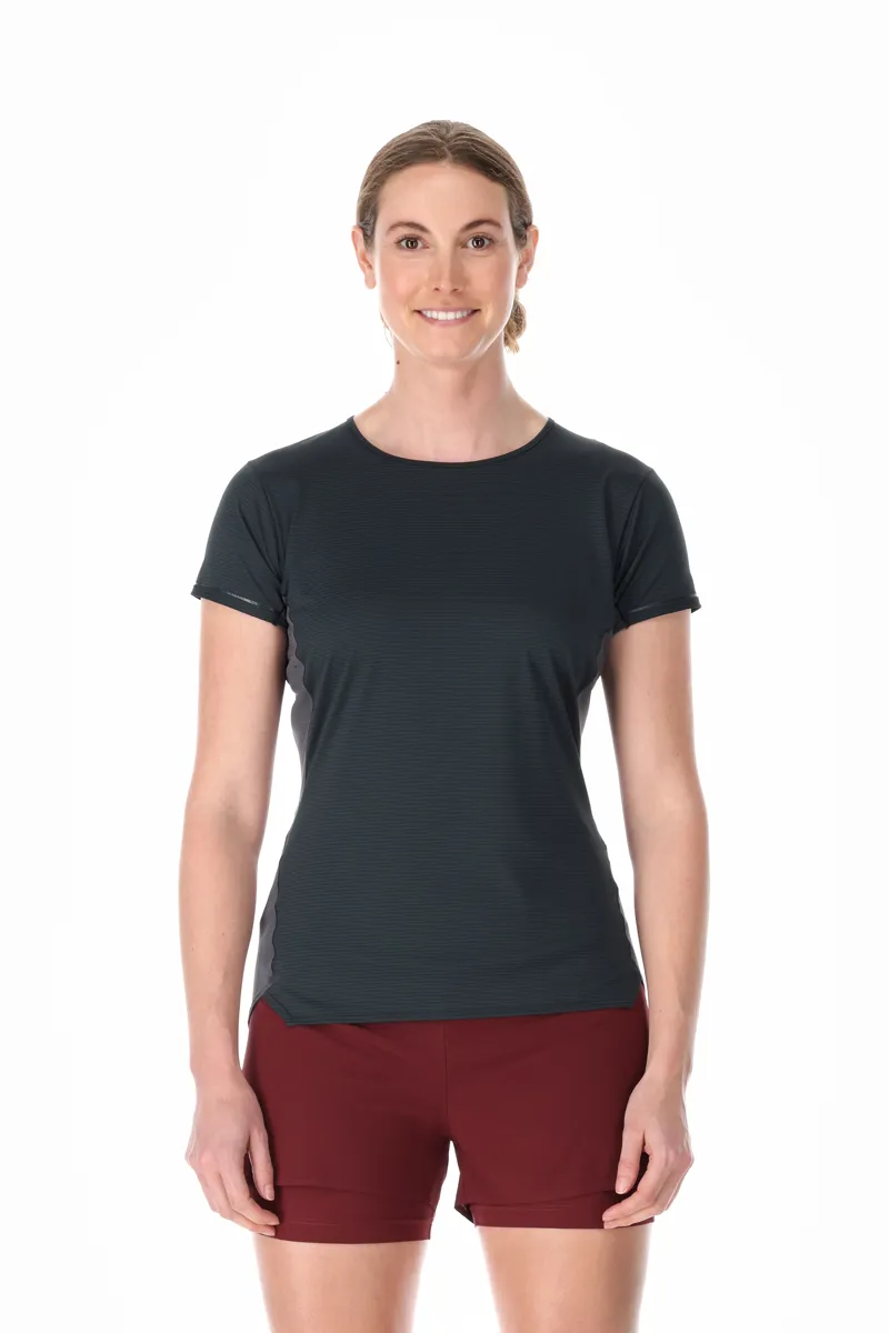 Rab Womens Sonic Ultra SS Tee Beluga/Graphene-3