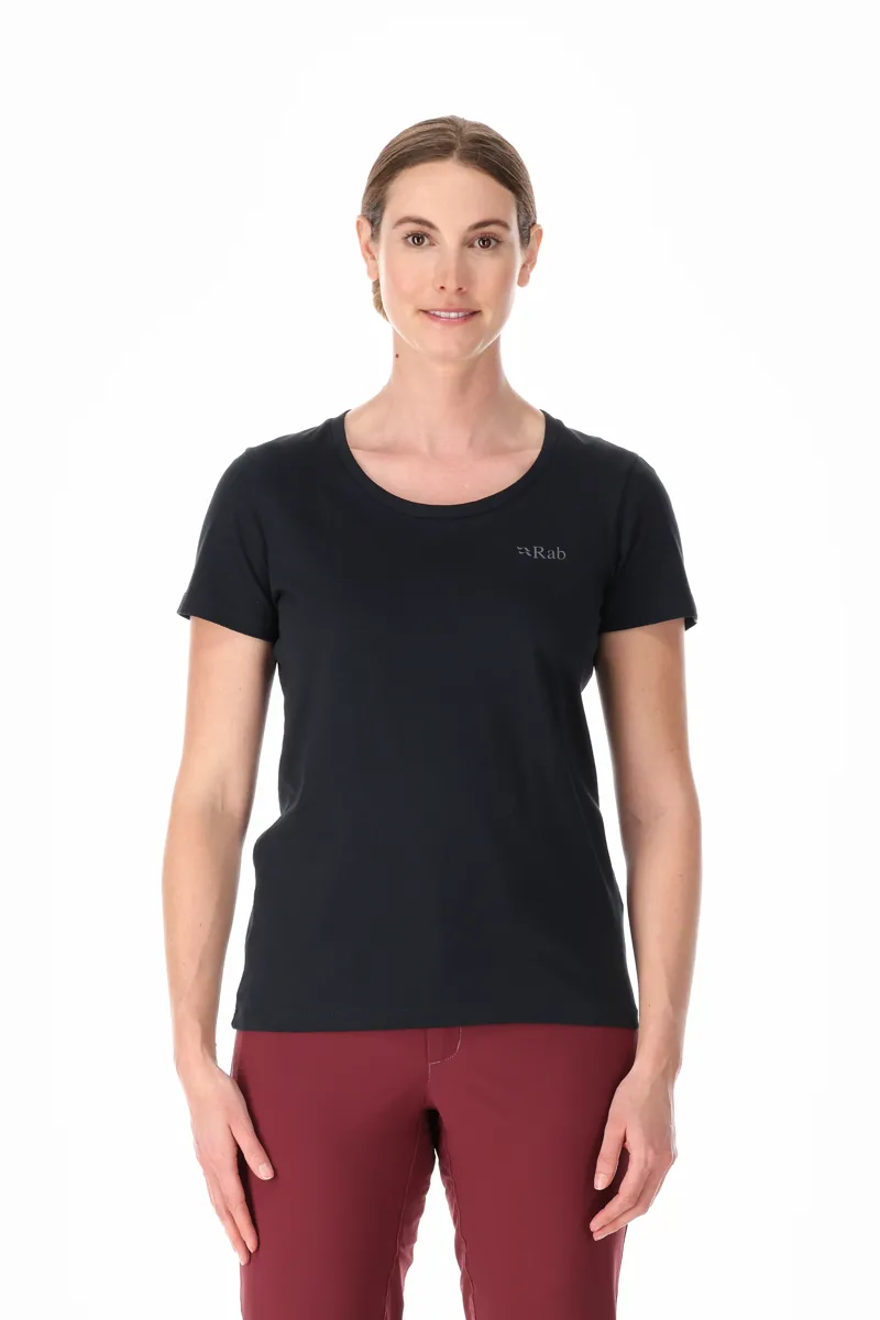 Rab Womens Stance Mountain Peak Tee Beluga-2