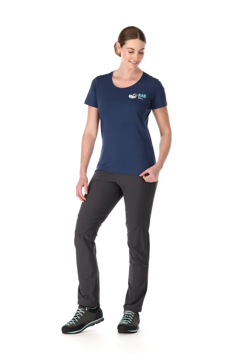 Rab Womens Stance Vintage Tee Deep Ink-2
