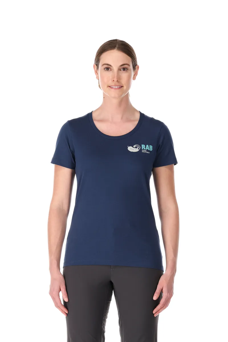 Rab Womens Stance Vintage Tee Deep Ink-1