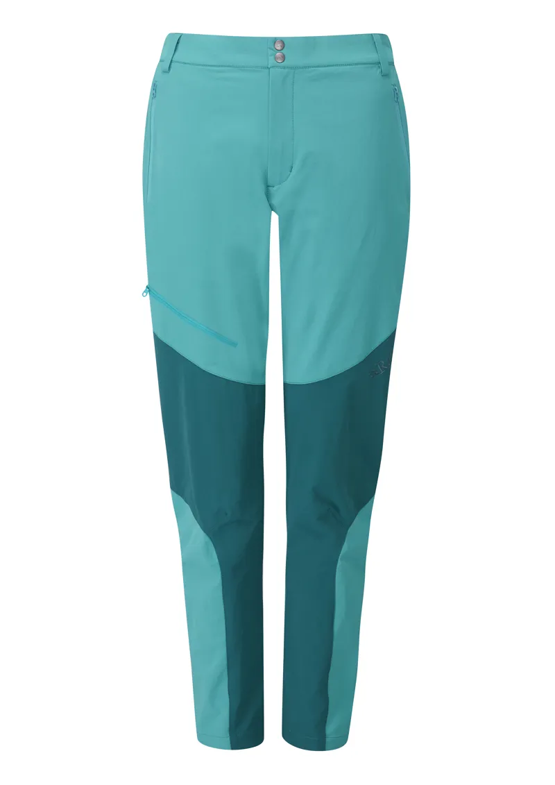 Rab Womens Torque Mountain Pants Storm Green/Sagano Green