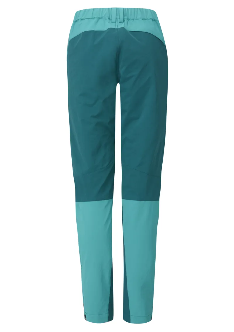 Rab Womens Torque Mountain Pants Storm Green/Sagano Green-1