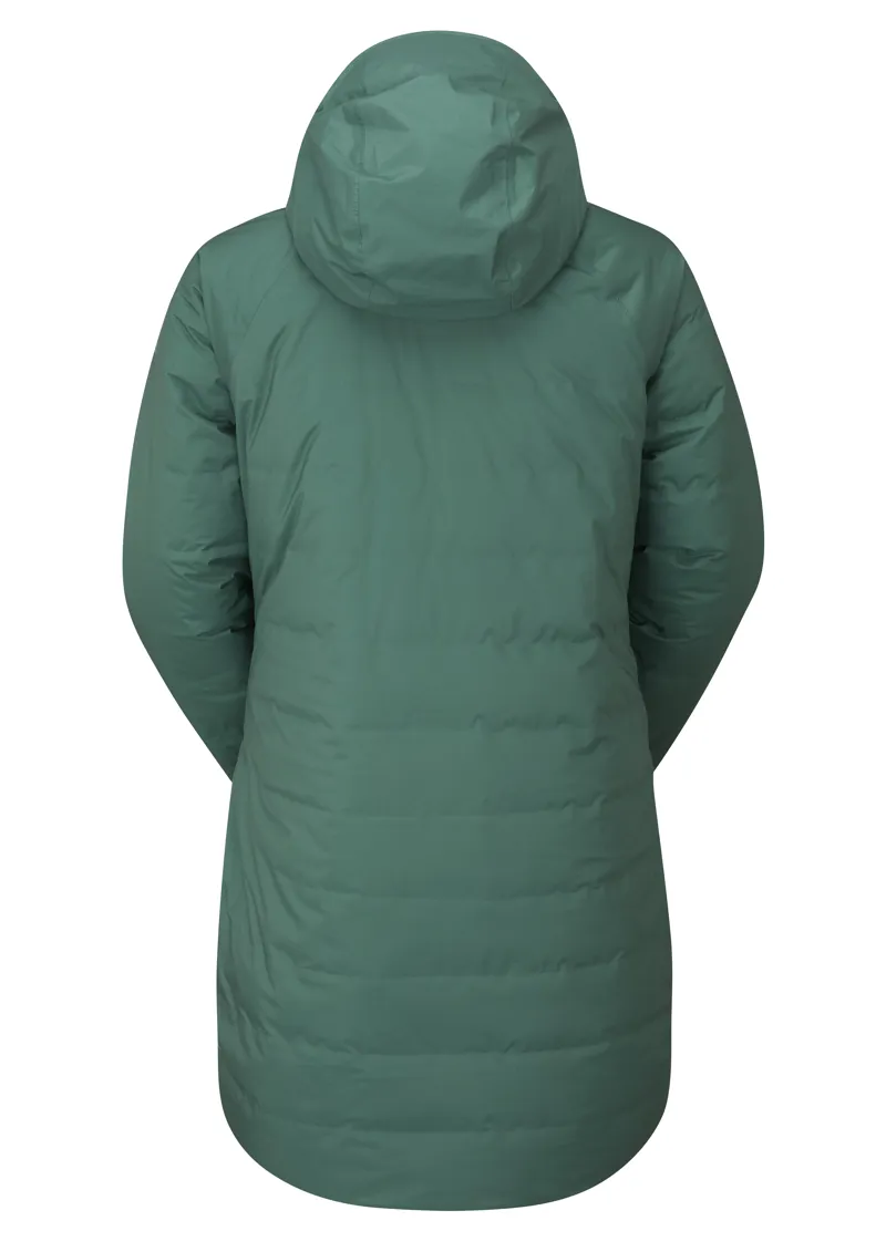 Rab Women's Valiance Parka Green Slate-1