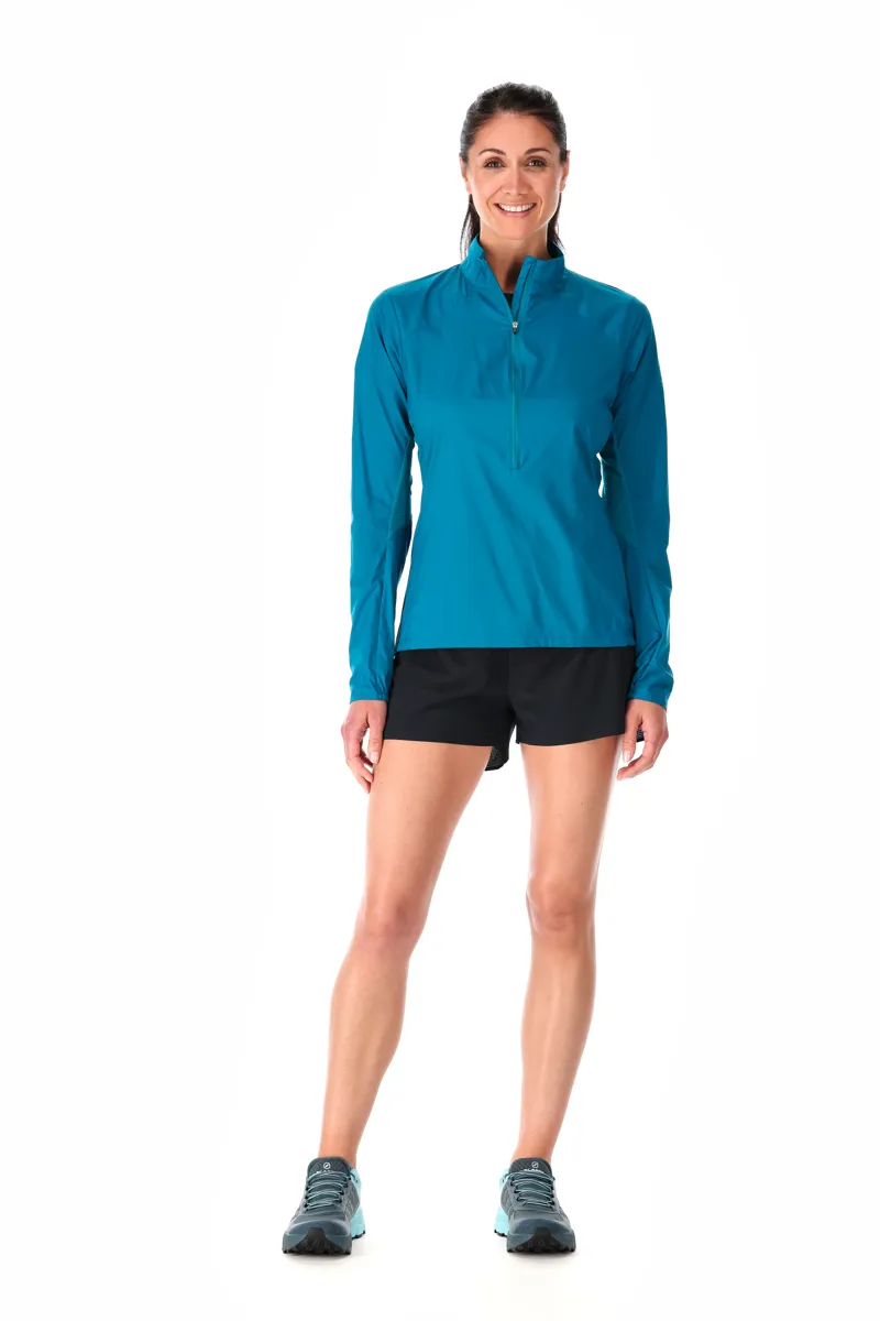 Rab Womens Windveil Pull-On Jacket Ultramarine Blue-3