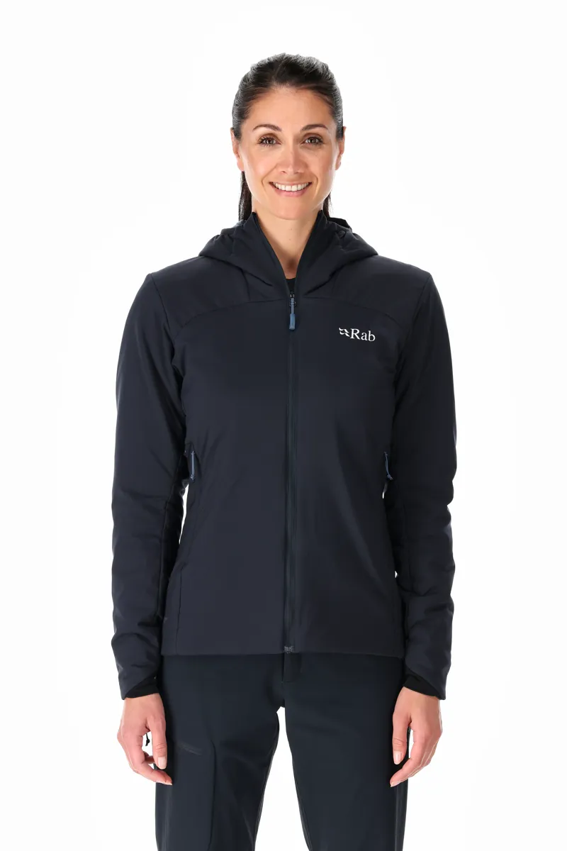 Rab Womens Xenair Alpine Light Jacket Ebony-4