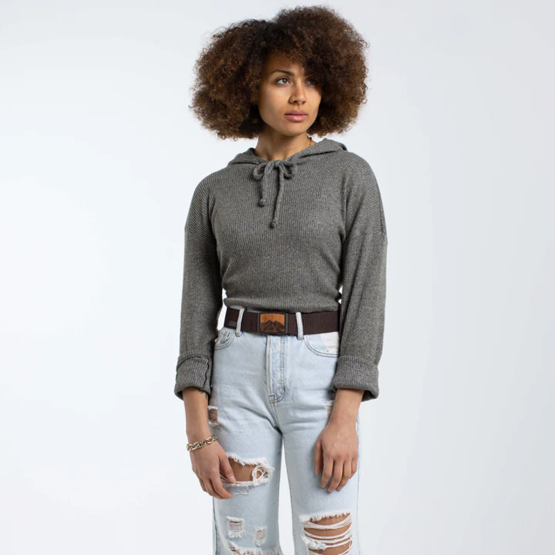 Arcade Belts Woody Capture Stretch Belt Heather Walnut-2