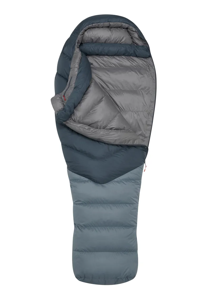 Rab Women's Alpine 800 Sleeping Bag - Regular - Left Zip Orion Blue-2