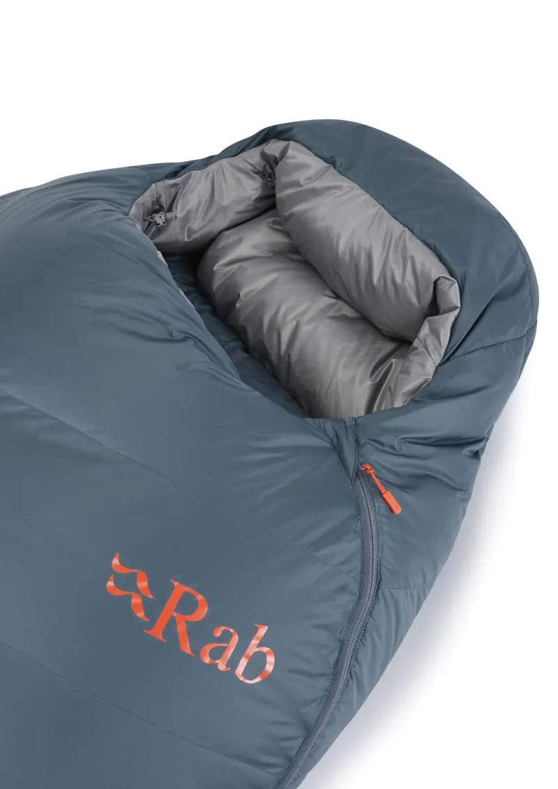 Rab Women's Alpine 800 Sleeping Bag - Regular - Left Zip Orion Blue-3