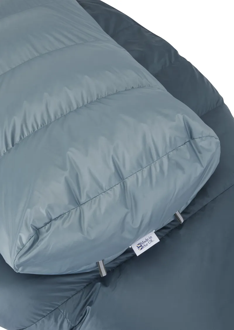 Rab Women's Alpine 800 Sleeping Bag - Regular - Left Zip Orion Blue-7