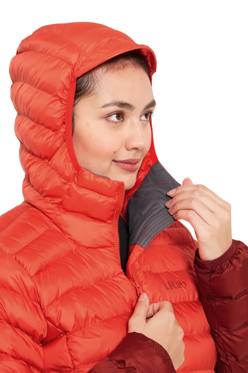 Rab Women's Cirrus Alpine Jacket Red Grapefruit/ Tuscan Red-4