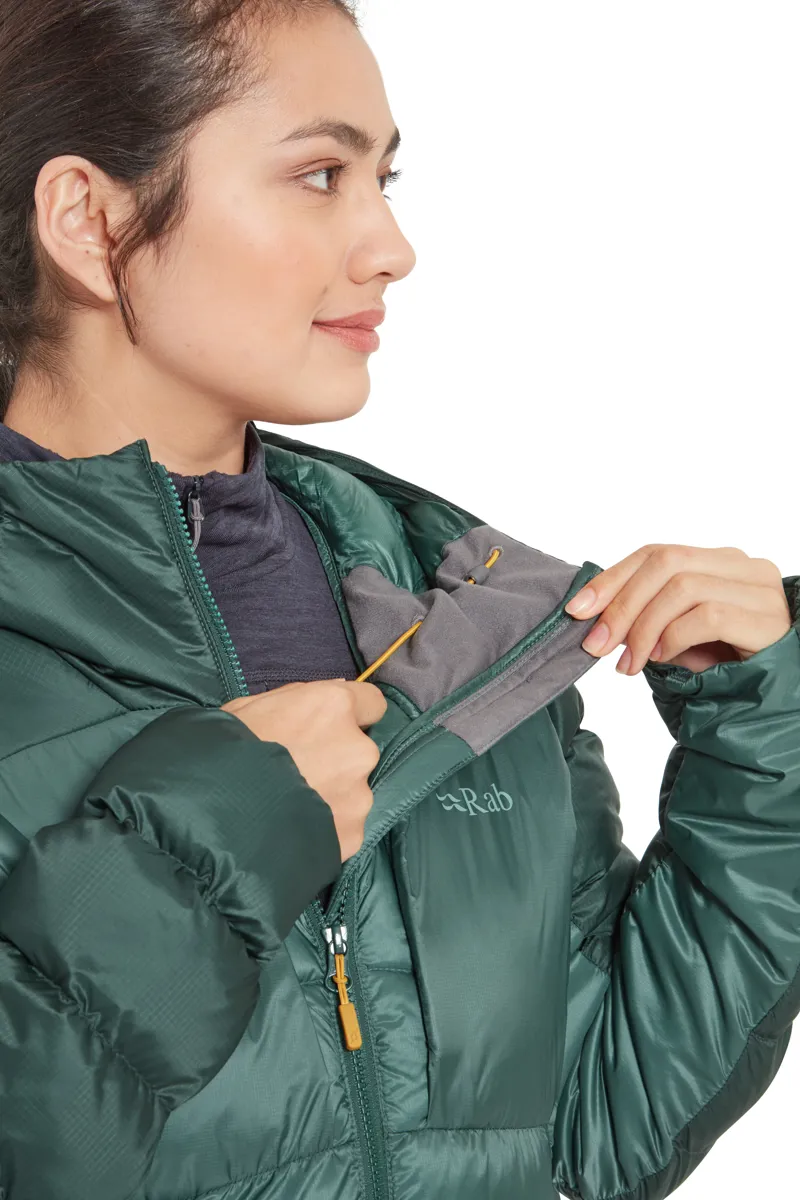 Rab Women's Cirrus Ultra Hoody Green Slate/Eucalyptus-6