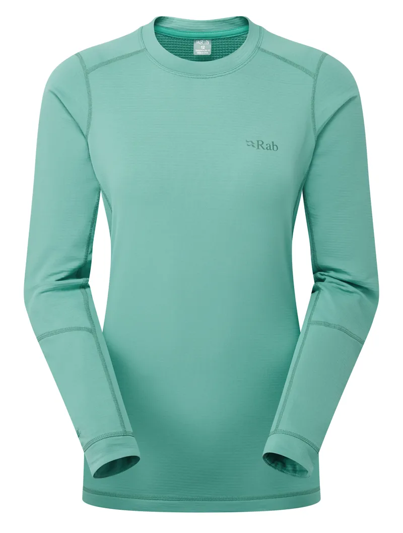 Rab Women's Conduit Crew Neck Glacier Blue