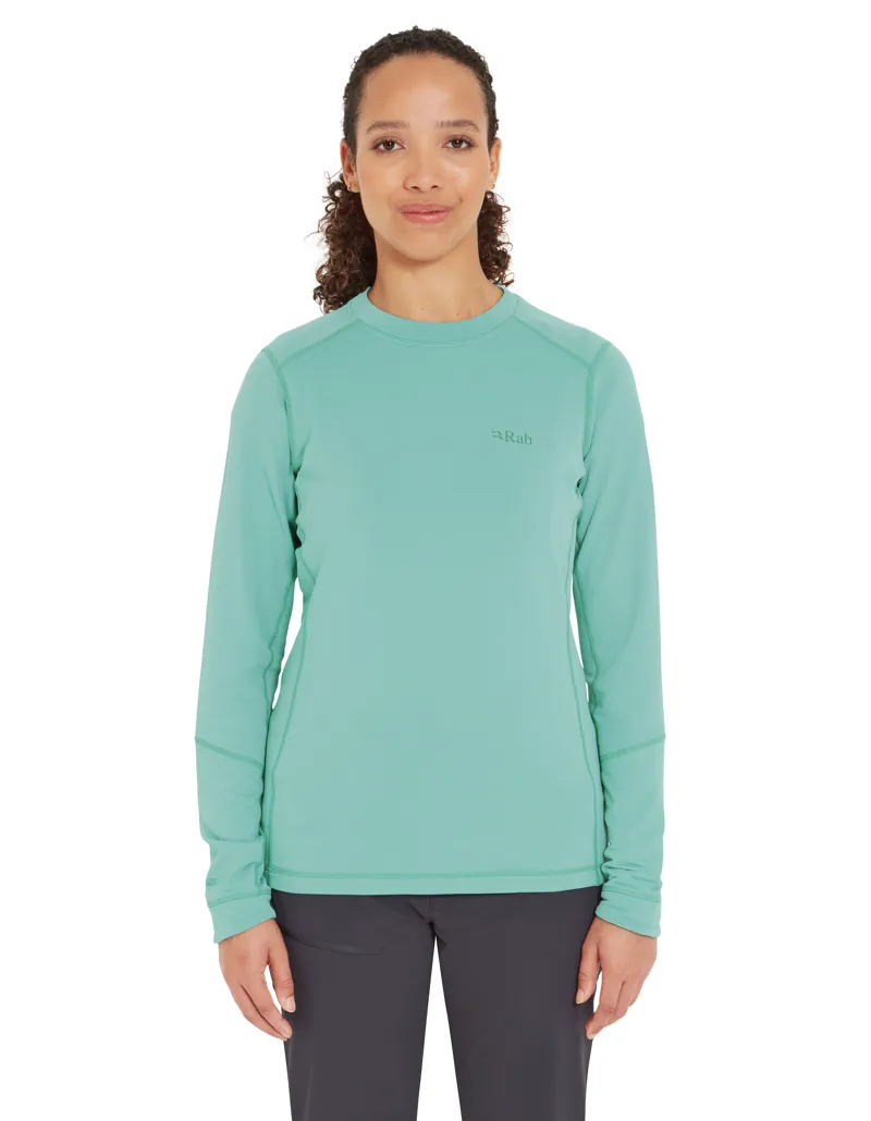Rab Women's Conduit Crew Neck Glacier Blue-2