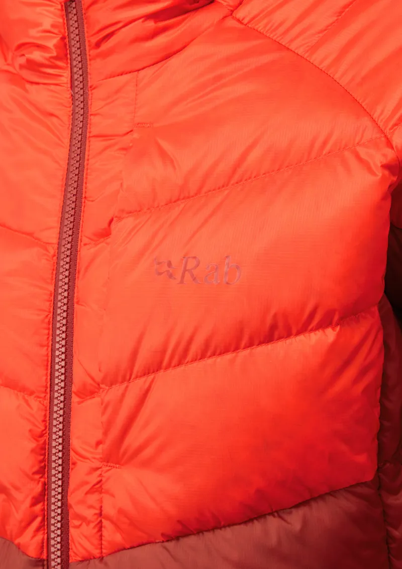 Rab Women's Glaceon Pro Jacket Red Grapefruit/Tuscan Red-13