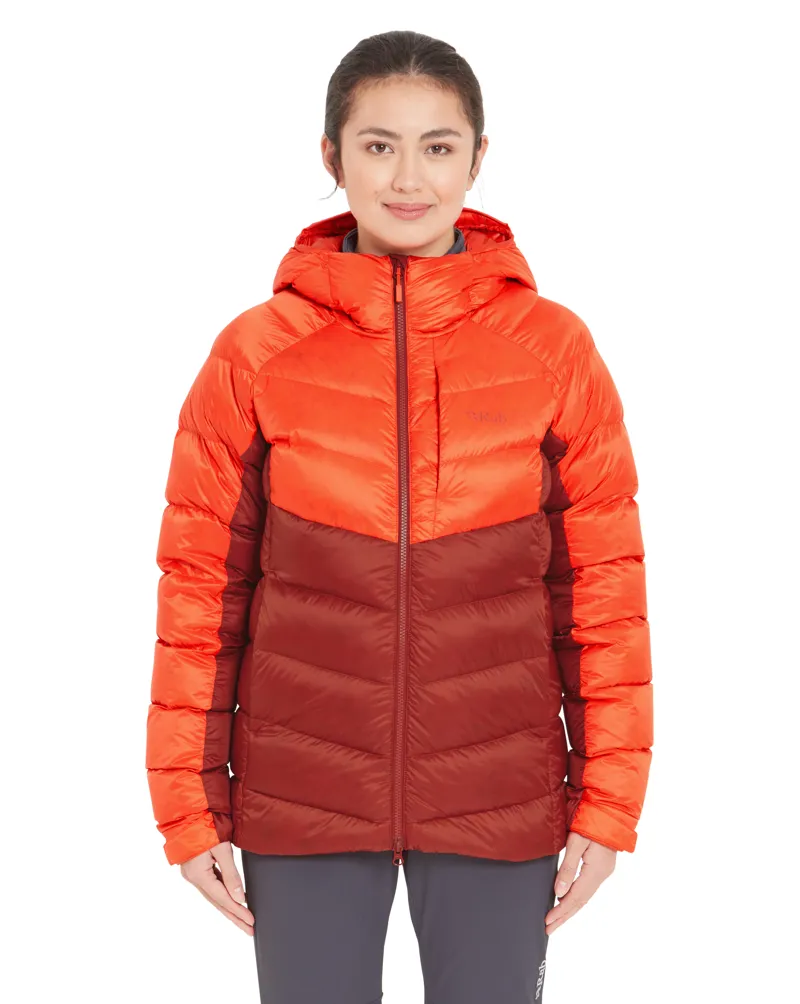 Rab Women's Glaceon Pro Jacket Red Grapefruit/Tuscan Red-2
