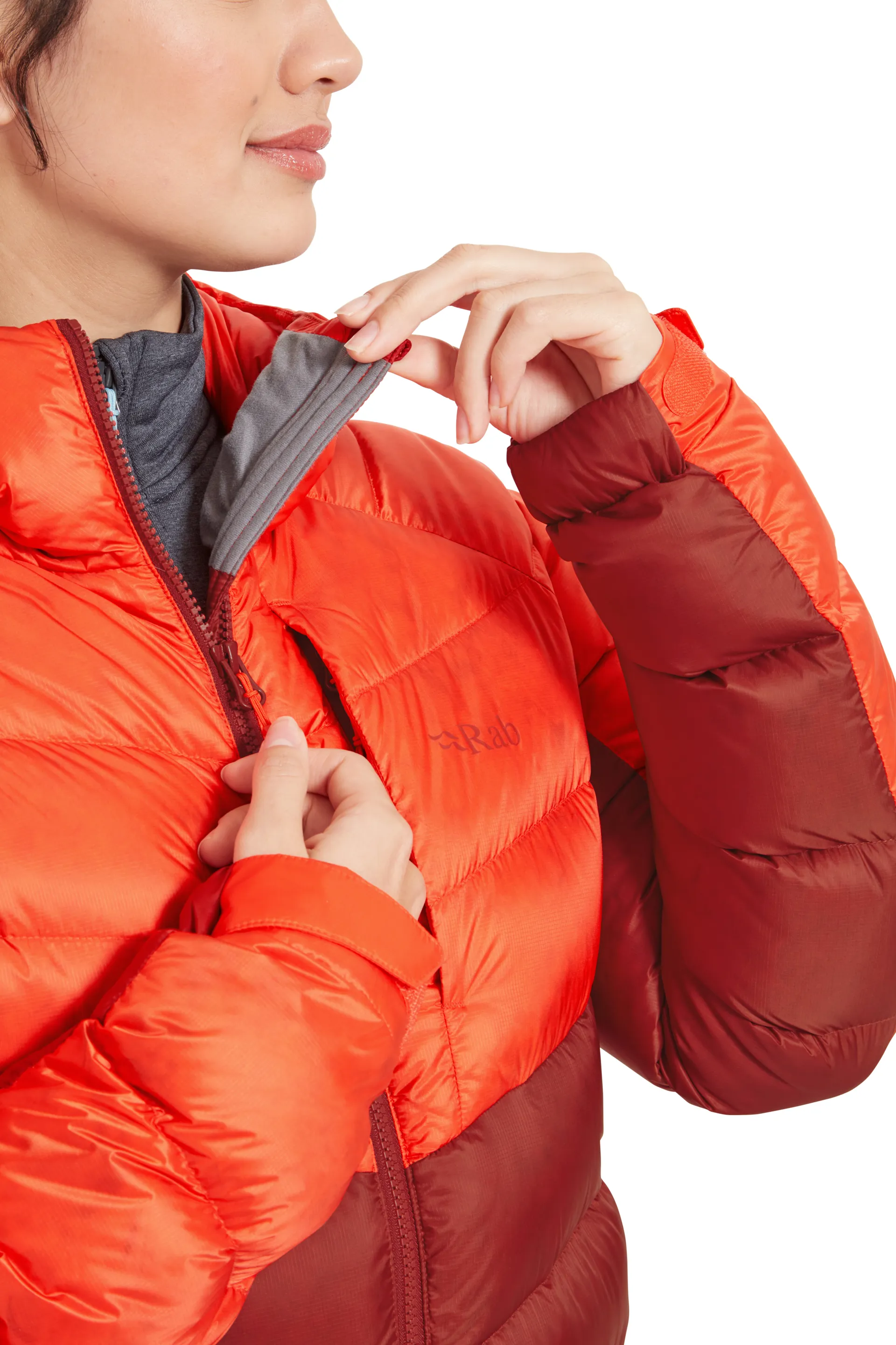 Rab Women's Glaceon Pro Jacket Red Grapefruit/Tuscan Red - Main Image