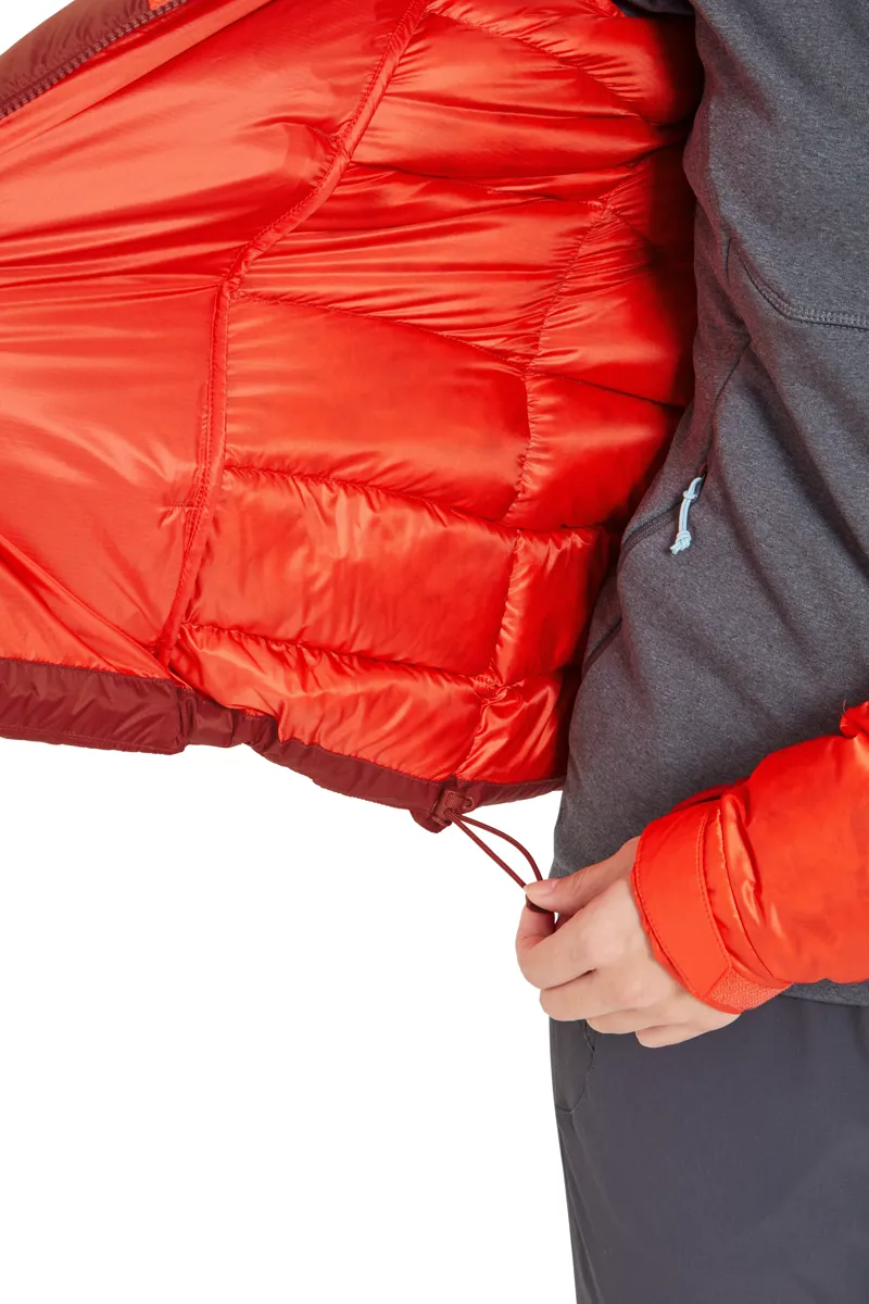 Rab Women's Glaceon Pro Jacket Red Grapefruit/Tuscan Red-9