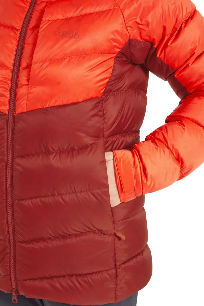 Rab Women's Glaceon Pro Jacket Red Grapefruit/Tuscan Red-7
