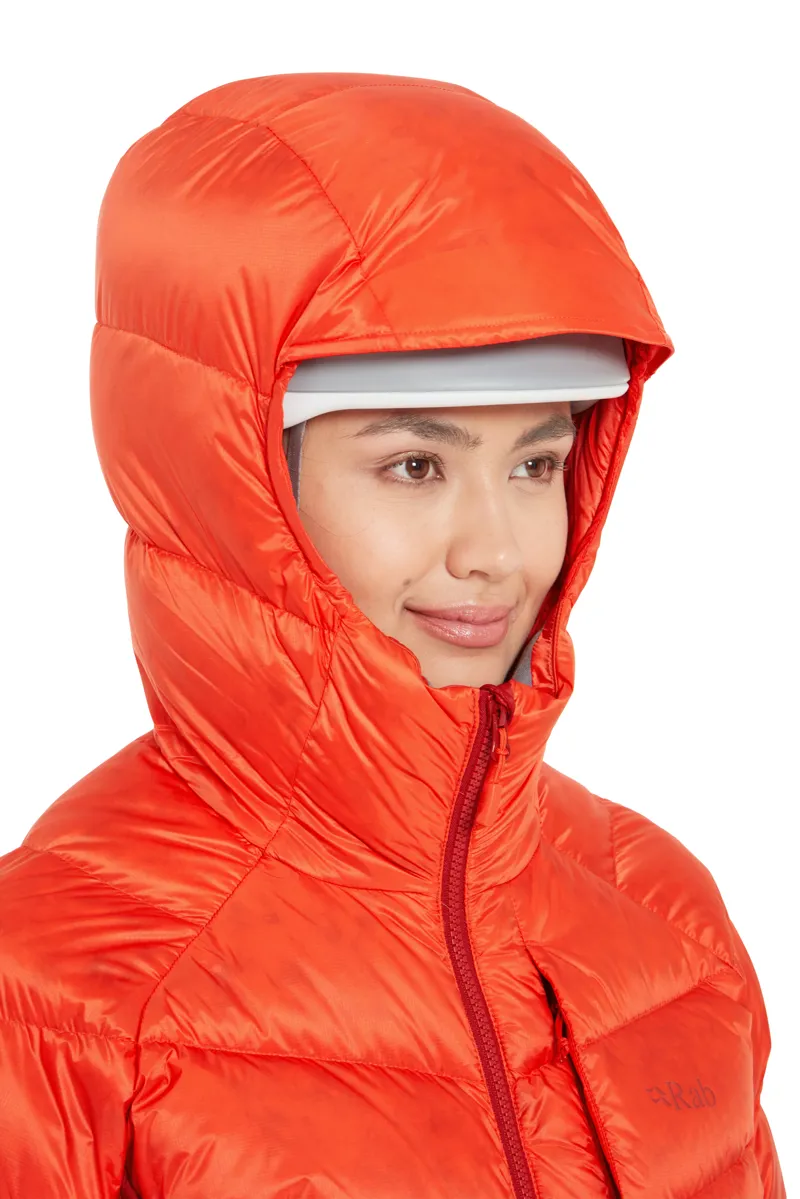 Rab Women's Glaceon Pro Jacket Red Grapefruit/Tuscan Red-4