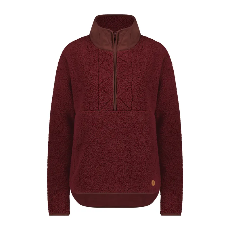Royal Robbins Women's Urbanesque Sherpa 1/2 Zip Burnt Grape