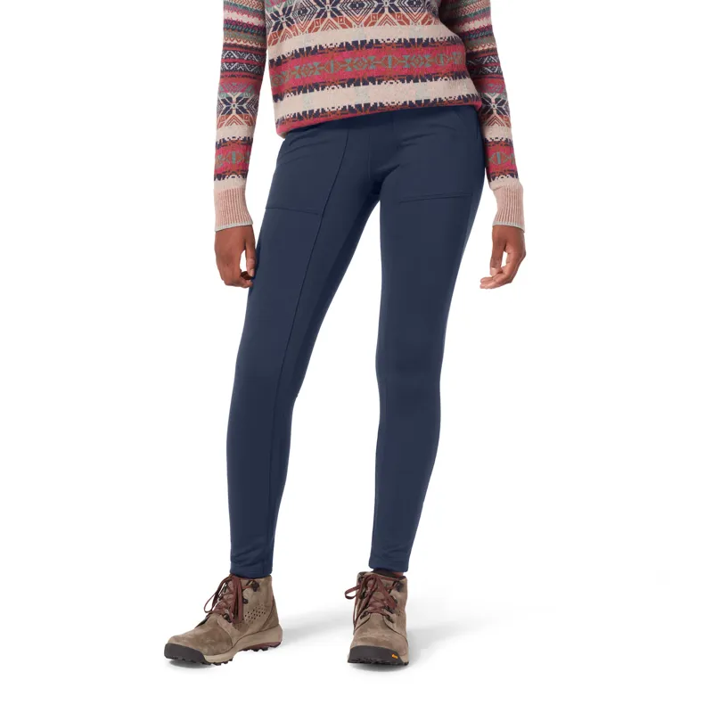 Royal Robbins Womens Backcountry Pro Winter Leggings Deep Blue-1