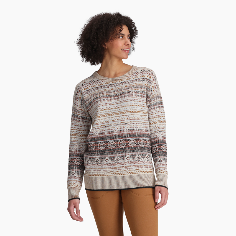 Royal Robbins Women's Westlands Relaxed Pullover Sand Dollar Muir-3