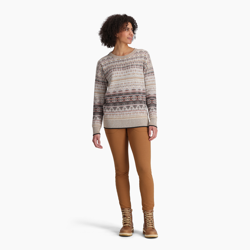 Royal Robbins Women's Westlands Relaxed Pullover Sand Dollar Muir-4