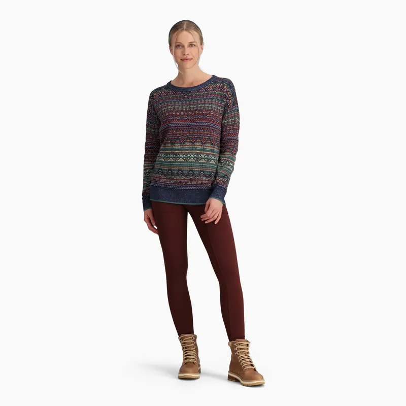 Royal Robbins Women's Westlands Relaxed Pullover Deep Blue Muir-4